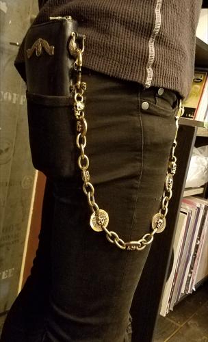 楽天市場】galcia / ガルシア BRASS WALLET CHAIN 