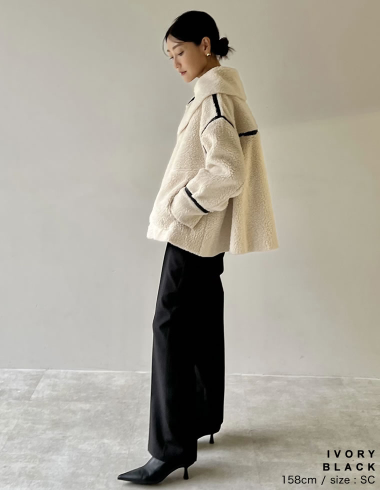 楽天市場】【SPECIAL FAIR】[低身長サイズ有]ビッグカラーフェイク