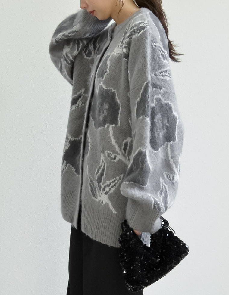 楽天市場】【SPECIAL FAIR】フラワー柄オーバーサイズ起毛シャギー