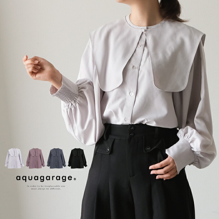 楽天市場】取り外し可能襟付きブラウス トップス シャツ レディース 春