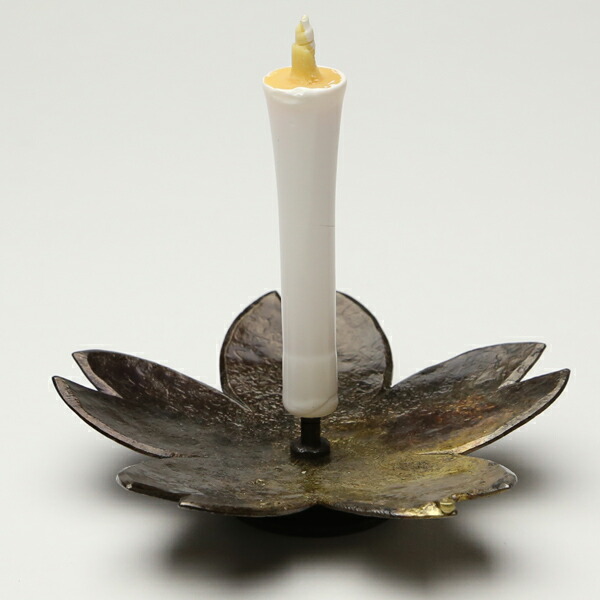 鐵製 透かし燭台 ろうそく立て 大1小2 楽天市場】鍛造ミニ手燭台籐巻