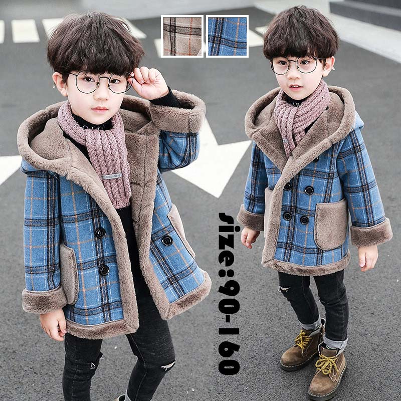 楽天市場】キッズ アウター 男の子 裏起毛 冬服 チェック柄 ラシャ
