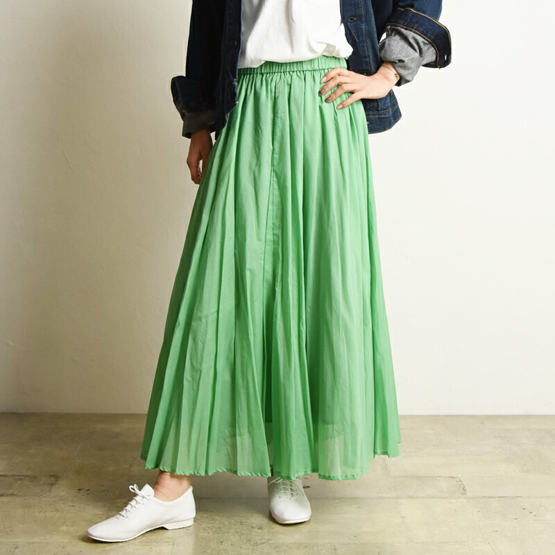 楽天市場】Nunc. ヌンク ギャザー ロング スカート きれいめ シンプル