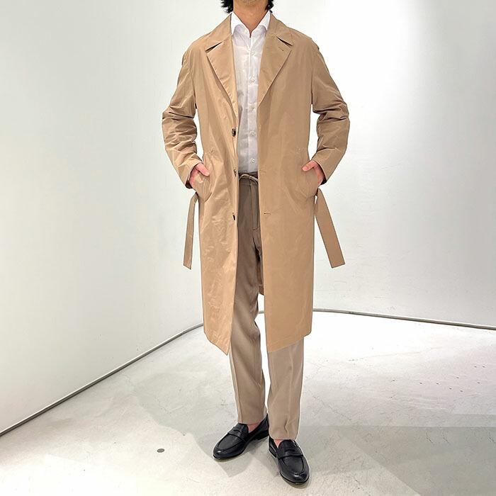 楽天市場】hevo イーヴォ OSTUNI シングルベルテッドコート メンズ 春