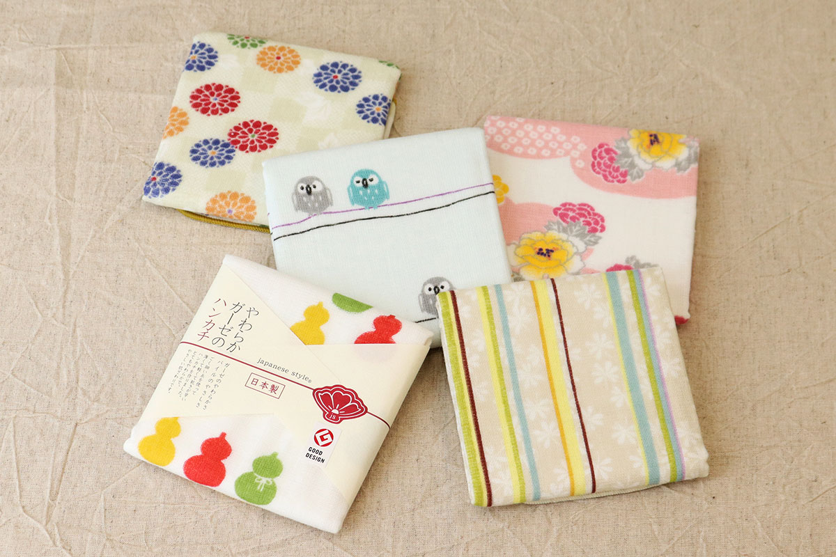 楽天市場】ジャパニーズスタイル ガーゼ ハンカチ やわらかガーゼの
