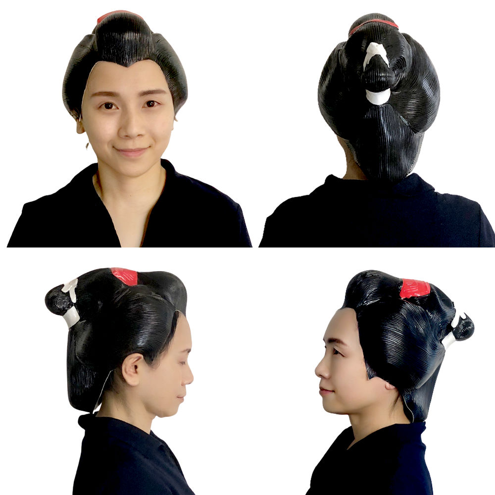 楽天市場】宴会グッズ 芸者かつら パーティグッズ 女装 カツラ忘年会