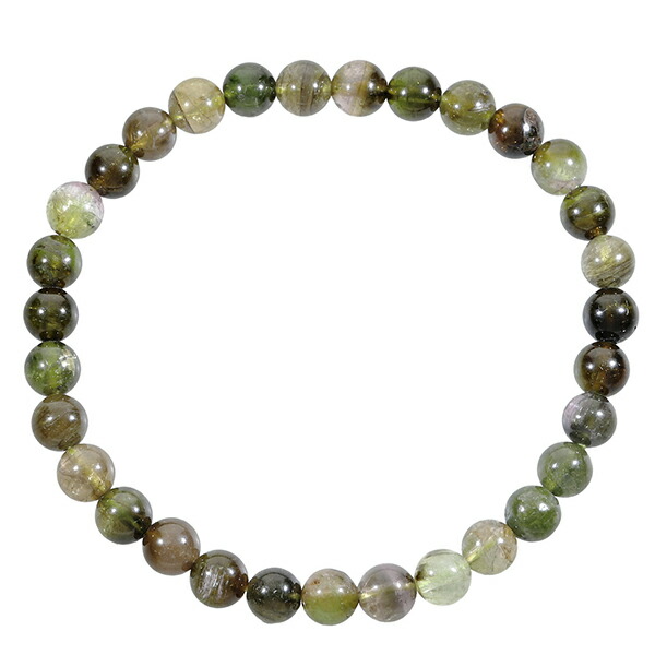 楽天市場】グリーントルマリン ブレスレット 6mm 17.5cm メンズM