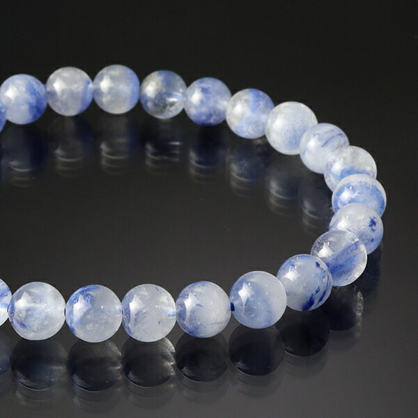 楽天市場】デュモルチェライト イン クォーツ ブラジル産 ブレスレット