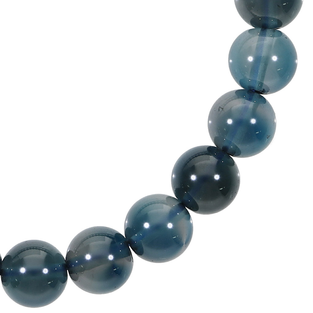 楽天市場】ロンドンブルートパーズ 高品質 ブレスレット 7.5mm 18.5cm