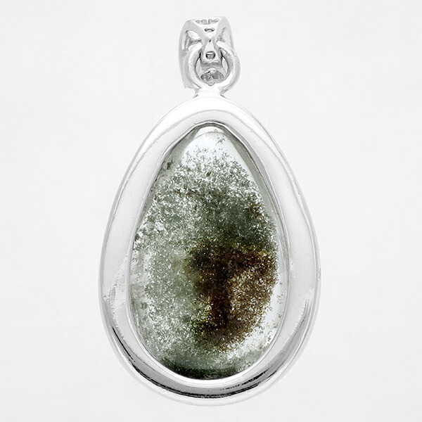 楽天市場】ガーデンクォーツ シルバー ペンダントトップ 雫 ヘッド