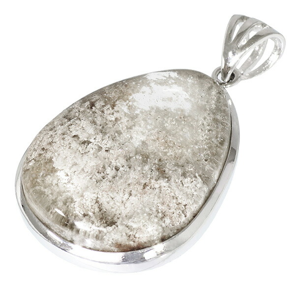 楽天市場】ホワイトガーデンクォーツ シルバー ペンダントトップ 雫