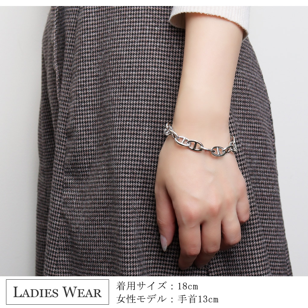 楽天市場】シルバー925 アンカーチェーン ブレスレット シルバー