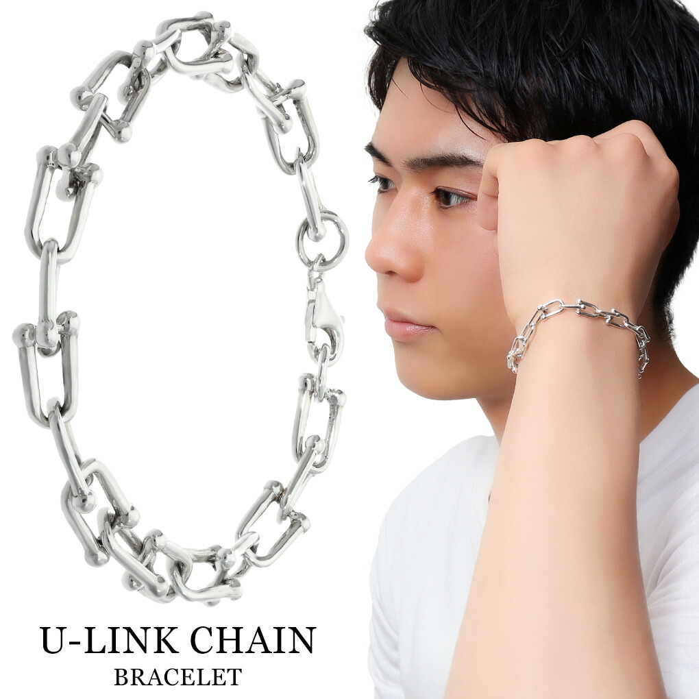 楽天市場】シルバー925 リンクチェーン ブレスレット シルバー 17