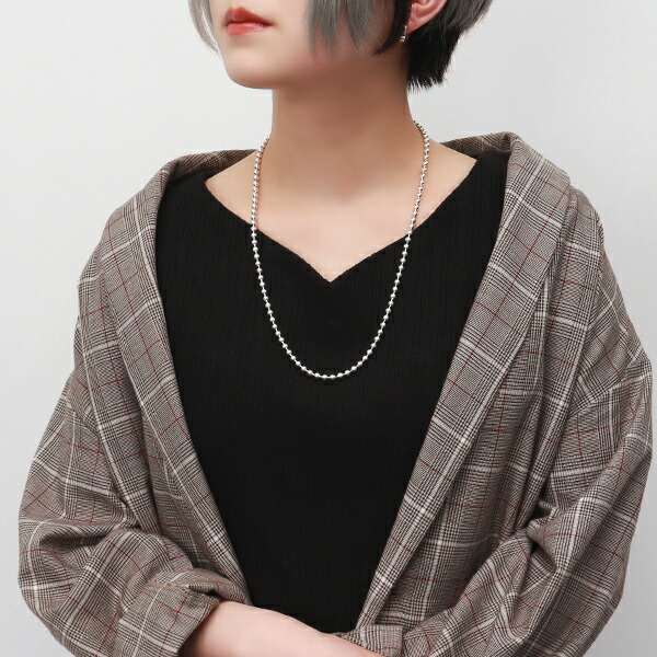 楽天市場】ボールチェーン 直径約4.5mm 60cm シルバー925 シルバー