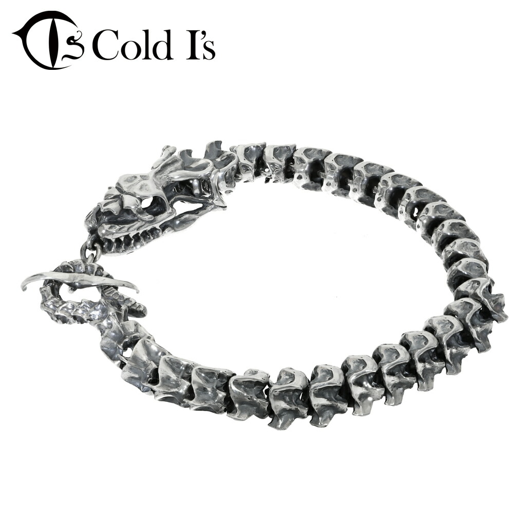 楽天市場】Cold I's スネーク スケルトン ブレスレット シルバー 925