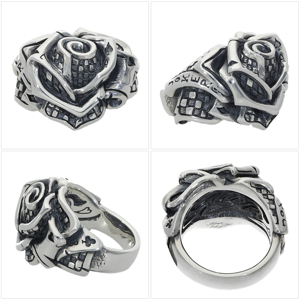 楽天市場】F.A.L トランプ ローズ リング 指輪 3〜32号 シルバー 925