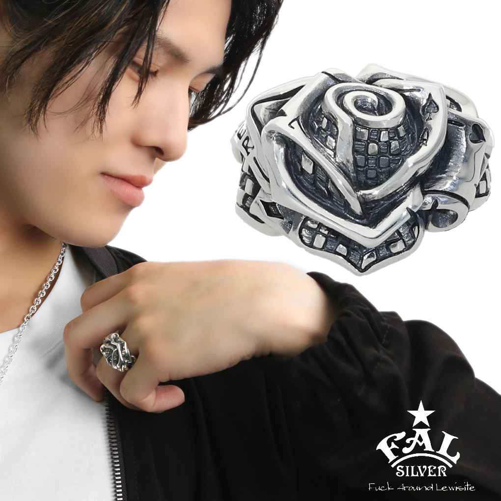 楽天市場】F.A.L トランプ ローズ リング 指輪 3〜32号 シルバー 925