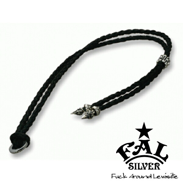 楽天市場】F.A.L 四つ編みローズチップ レザーチョーカー レザー