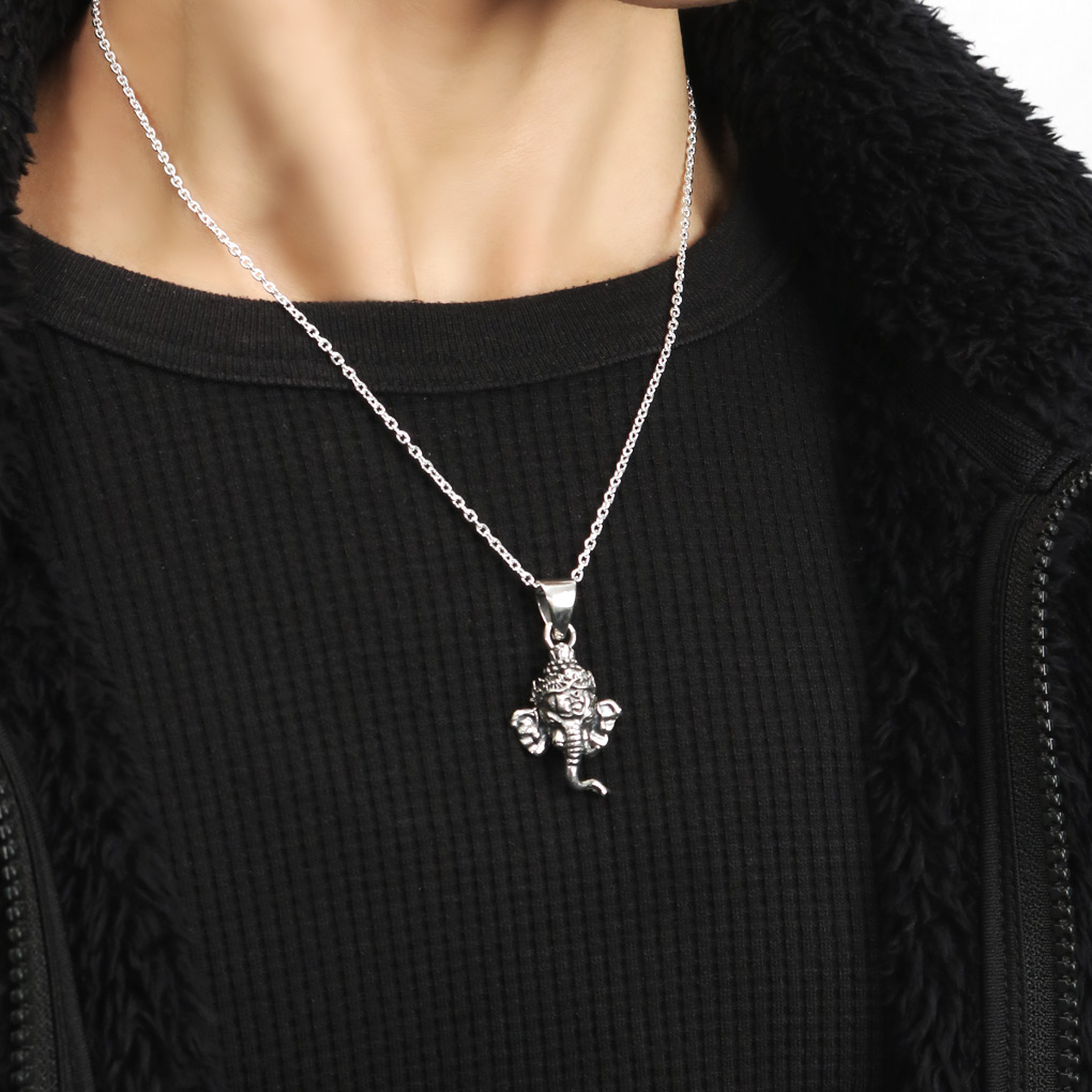 楽天市場】ガネーシャ 顔 ネックレス ペンダント ペンダントトップ