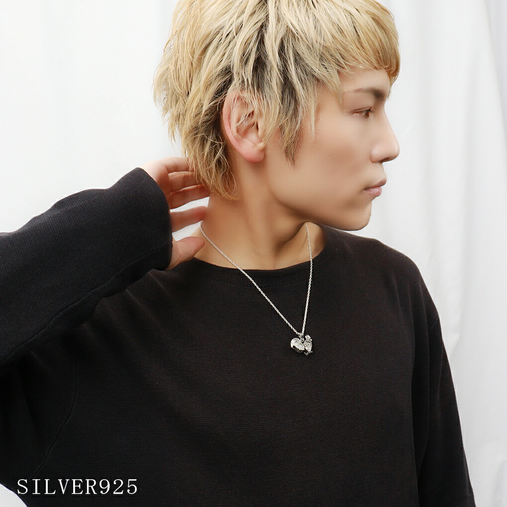 楽天市場】ニワトリ 立体 シルバー ネックレス ペンダント ペンダント