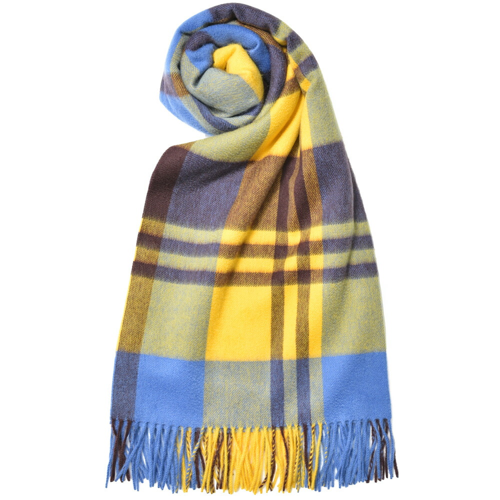 楽天市場】Joshua Ellis（ジョシュア エリス）カシミアチェック大判