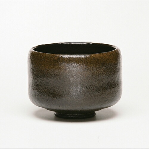 楽天市場】長次郎「万代屋（もずや）黒」写し 黒楽 抹茶碗 〔佐々木昭