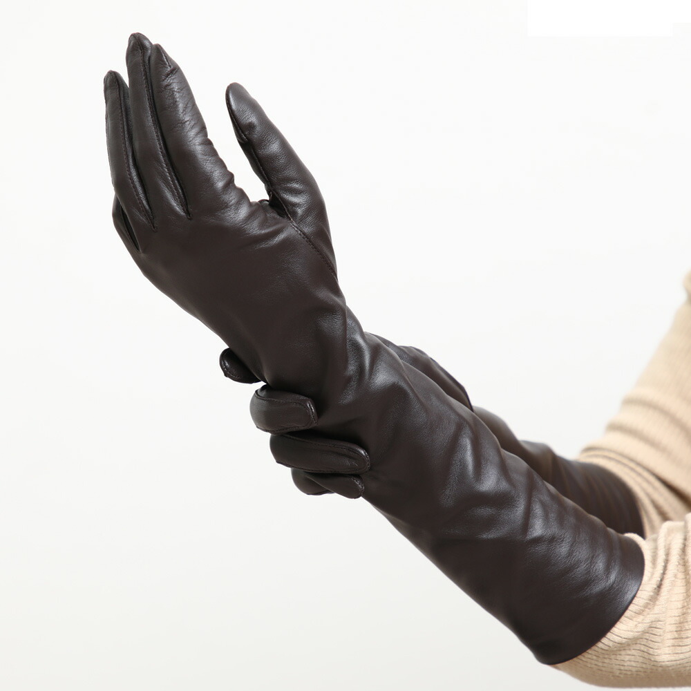 楽天市場】平田商店 ロング革手袋 長手袋 黒 濃茶 ワインレッド 羊革