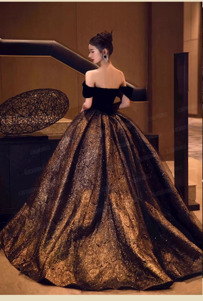 楽天市場】ANGEL カラードレス 新作 オフショルダー ラメ チュール