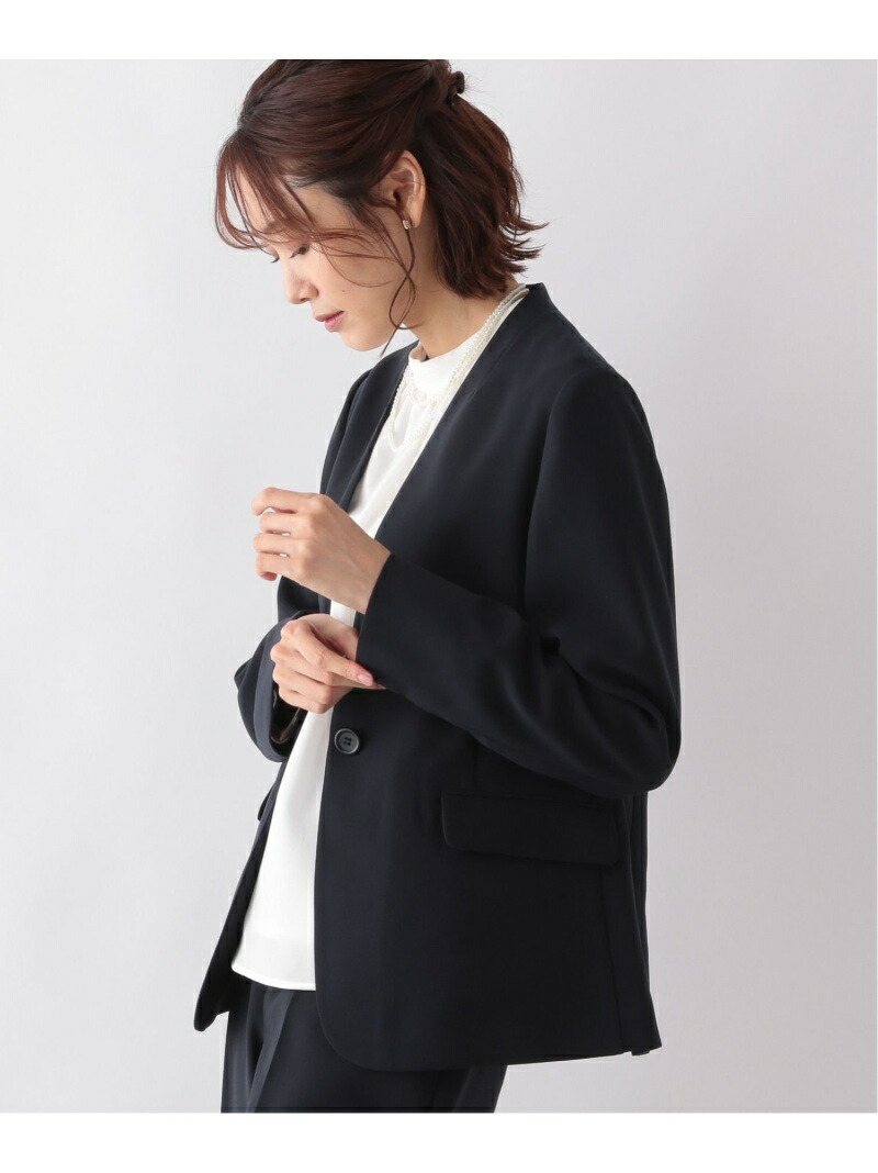 楽天市場】【SALE／70%OFF】洗えるWクロスノーカラージャケット GLOBAL