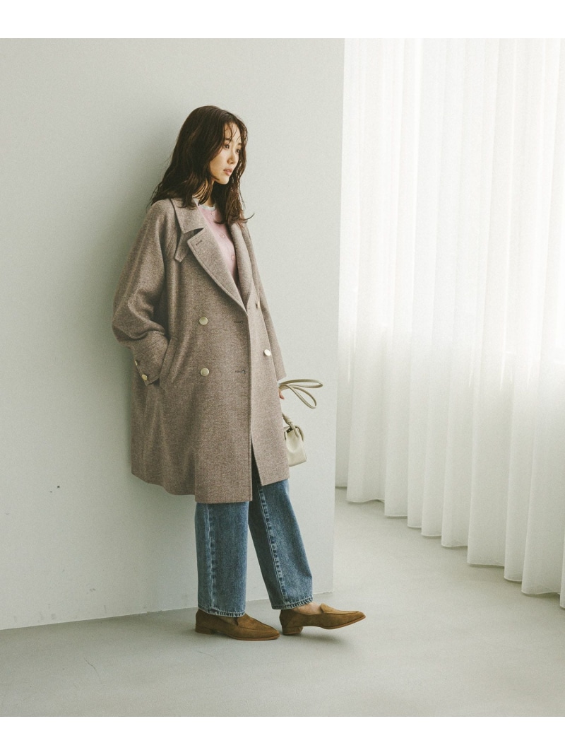 楽天市場】【SALE／50%OFF】軽やかストレッチ襟2WAYコート/499666