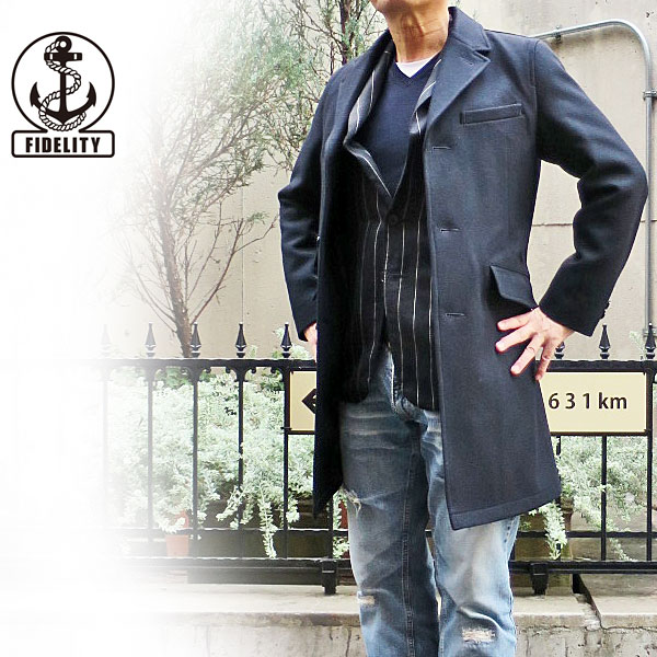 楽天市場】FIDELITY フィデリティ メルトンウール 【 チェスターコート