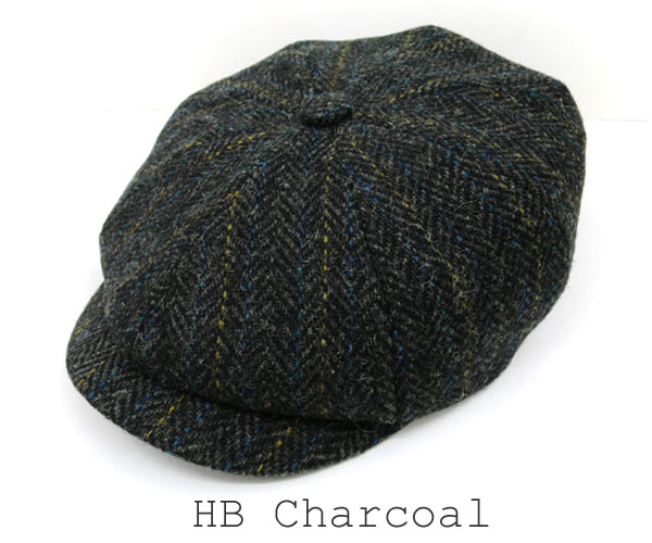 楽天市場】ハリスツイード キャスケット 【 8パネルのキャスケット