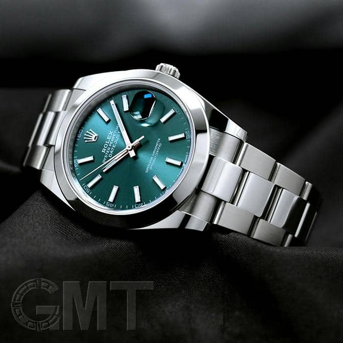 楽天市場】ロレックス デイトジャスト41 126300 ミントグリーン