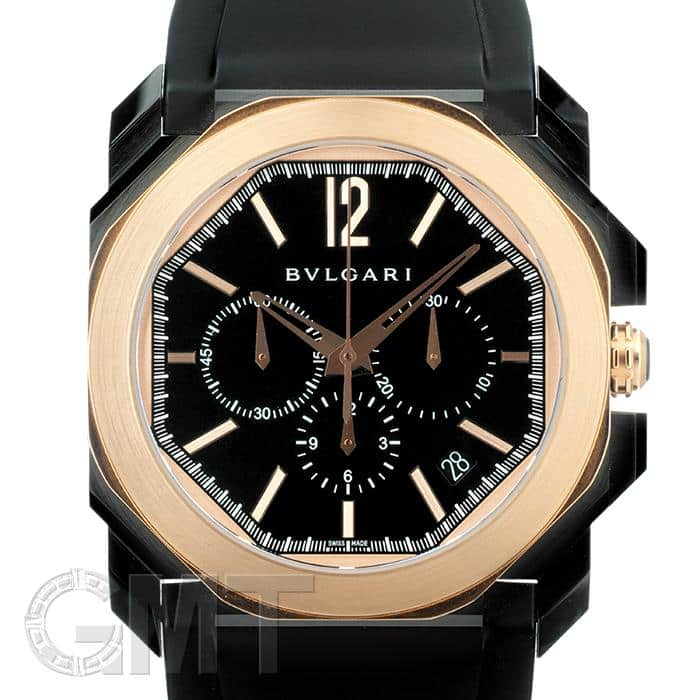 楽天市場】ブルガリ オクト ウルトラネロ クロノグラフ 102488 BVLGARI