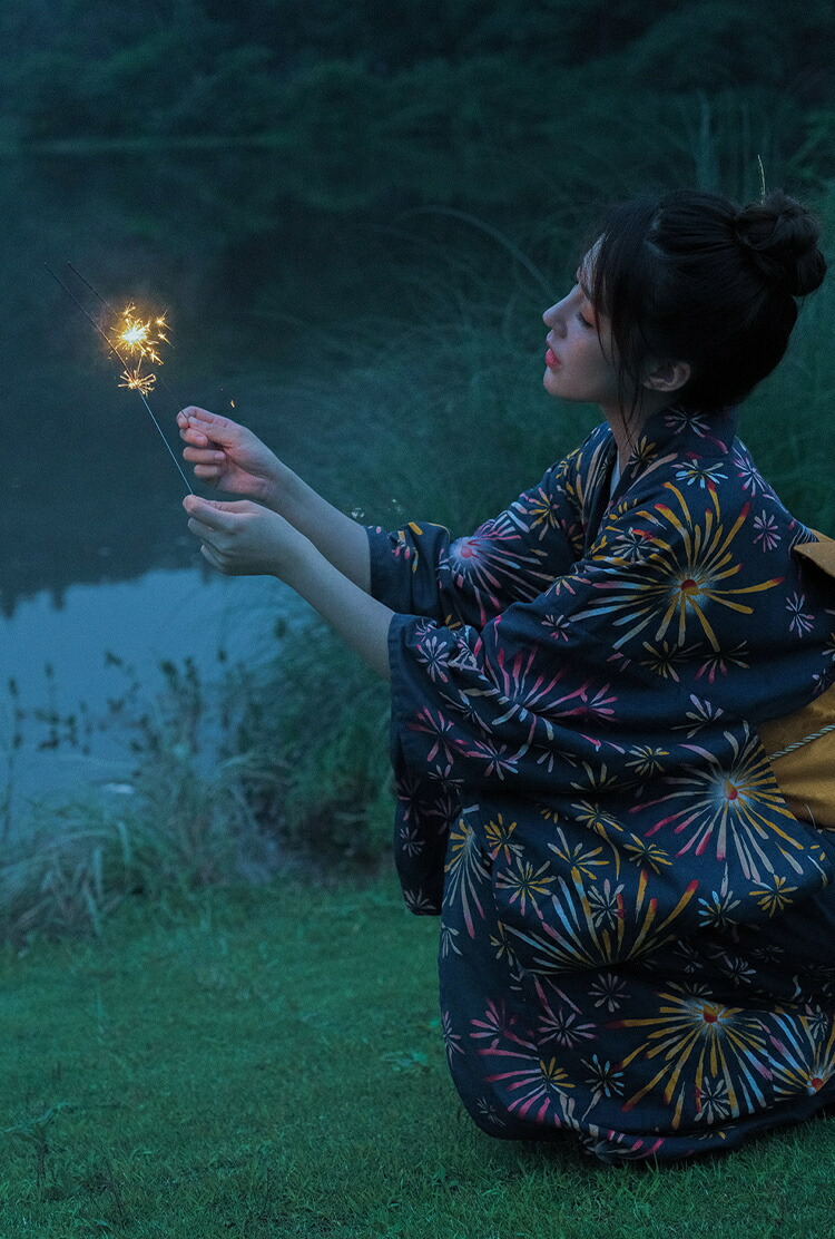 楽天市場】100%綿 浴衣 大人 浴衣 レディース セット 3点セット 4点