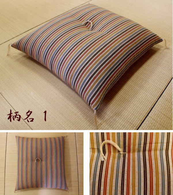 楽天市場】遠州木綿手作り座布団超大判90×90cmサイズオーダーを