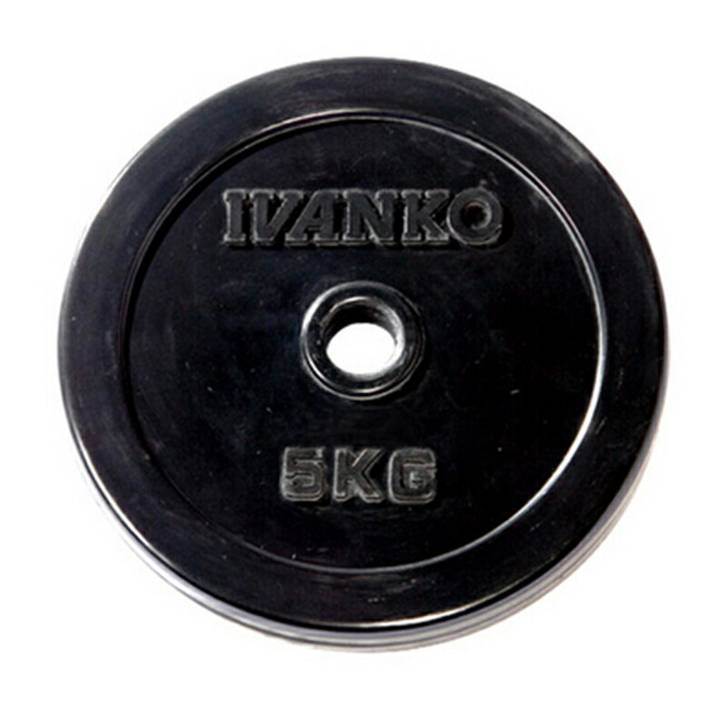 楽天市場】IVANKO イヴァンコ 28mm径ラバープレートダンベルセット