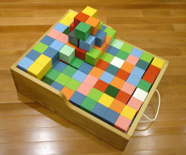 楽天市場】【注文製作】○ カラーブロックス 超贅沢な 木のおもちゃ