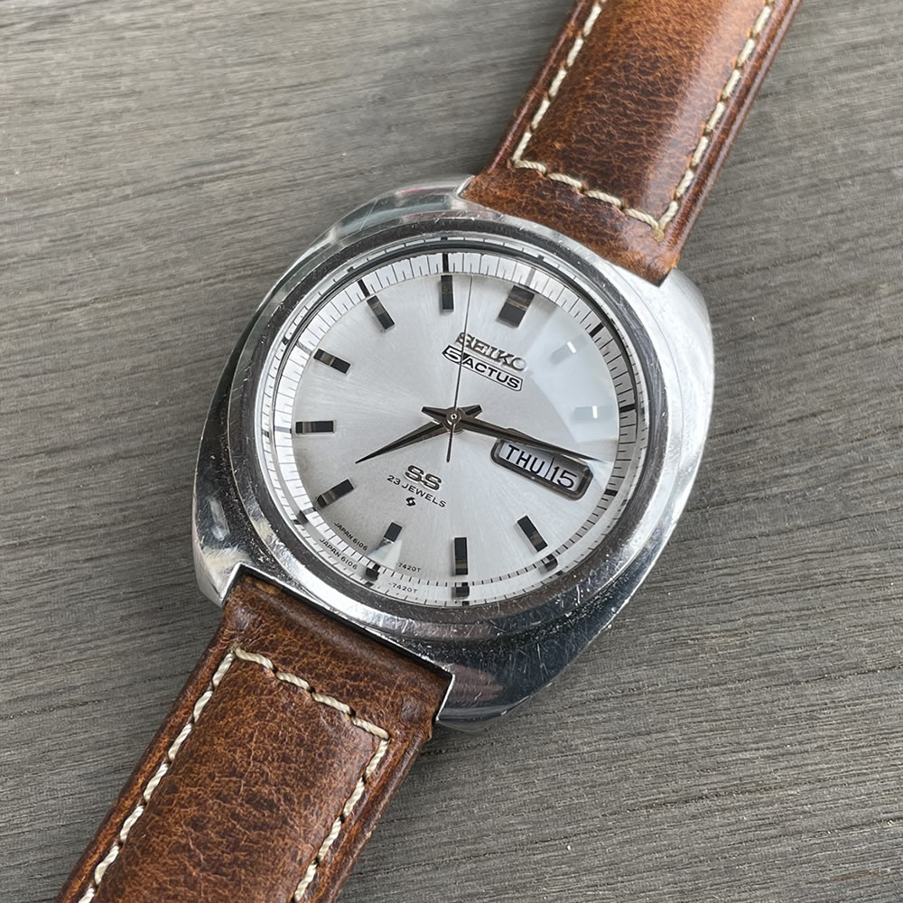 楽天市場】【中古品】【OH済み】SEIKO/セイコー 5ACTUS/5アクタス 23石