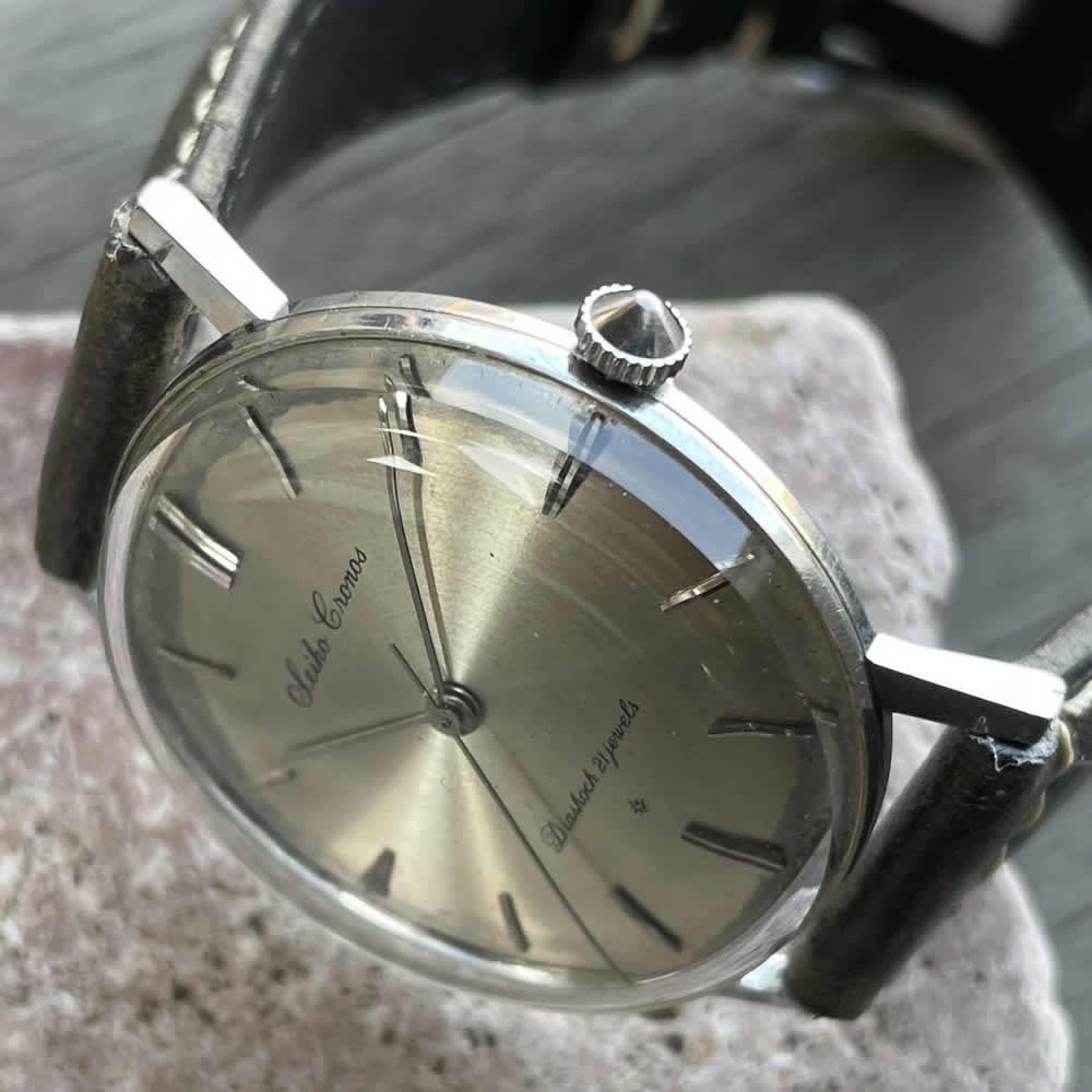 楽天市場】【中古品】【OH済み】SEIKO/セイコー Cronos/クロノス 21石