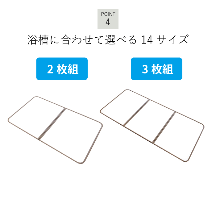 楽天市場】【新しくなりました】軽量 断熱 風呂ふたL-11 2枚組 WH L11