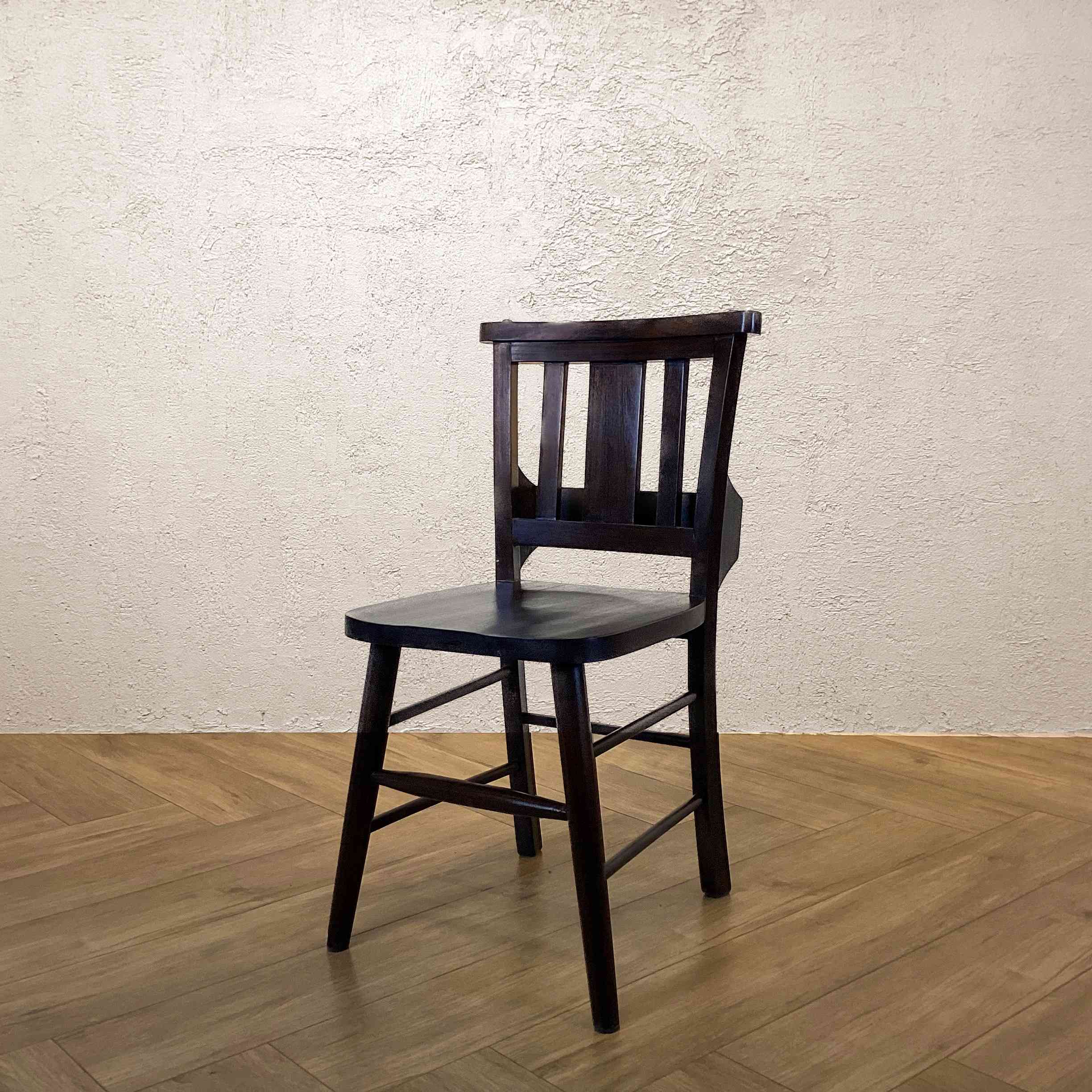 楽天市場】英国アンティーク調 チャーチチェア ボックス付き ダーク