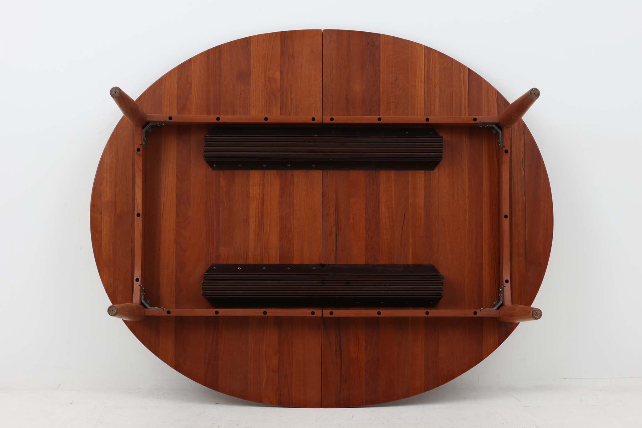 楽天市場】希少 デンマーク製 オーバル型 エクステンションダイニング