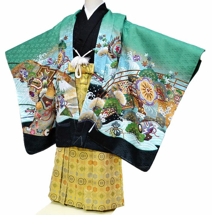 楽天市場】七五三 753 着物 男の子 袴 セット 5歳羽織袴 フルセット 鷹