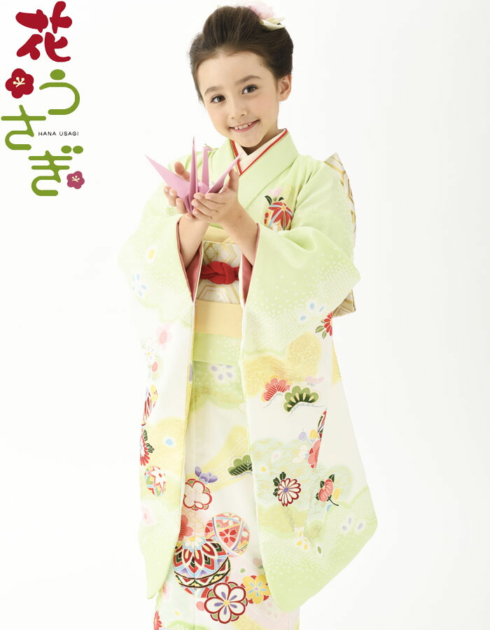 楽天市場】七五三 着物 7歳 女の子 着物フルセット 花うさぎ ブランド
