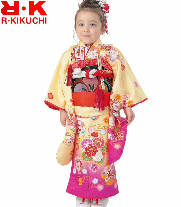 楽天市場】七五三 753 着物 3歳 女の子 着物フルセット RK リョウコ