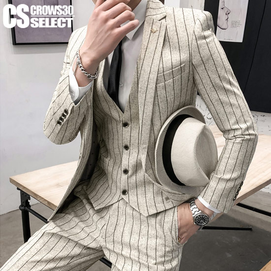 楽天市場】オラオラ系 セットアップ スーツ メンズ ストライプスーツ