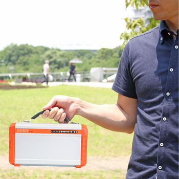 楽天市場】ポータブル蓄電池 エネポルタ ENEPORTA EP-200 軽量