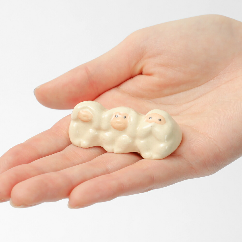 楽天市場】箸置き 陶器 十二支 桐箱入り 六兵衛窯 12種類セット 子 丑