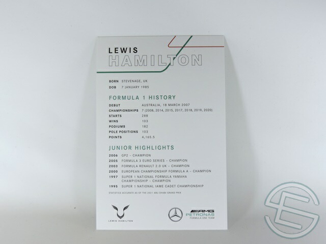 楽天市場】ルイス・ハミルトン 2022年 メルセデス AMG F1 非売品 直筆